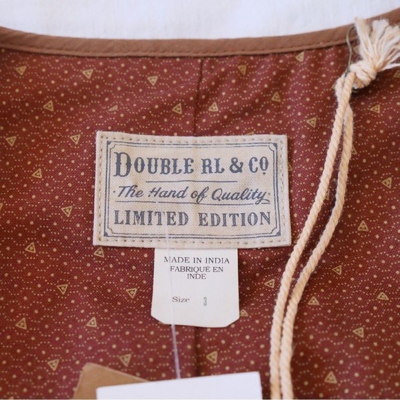 NWT RRL & Co Limited edition 21 of 50 hand embroidered beaded suede vest - Picture 13 of 16